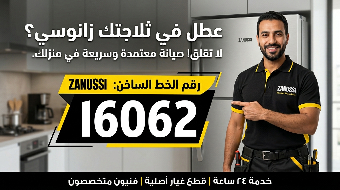 خدمة صيانة زانوسي 16062 لطلب فني إصلاح ثلاجات بسرعة.